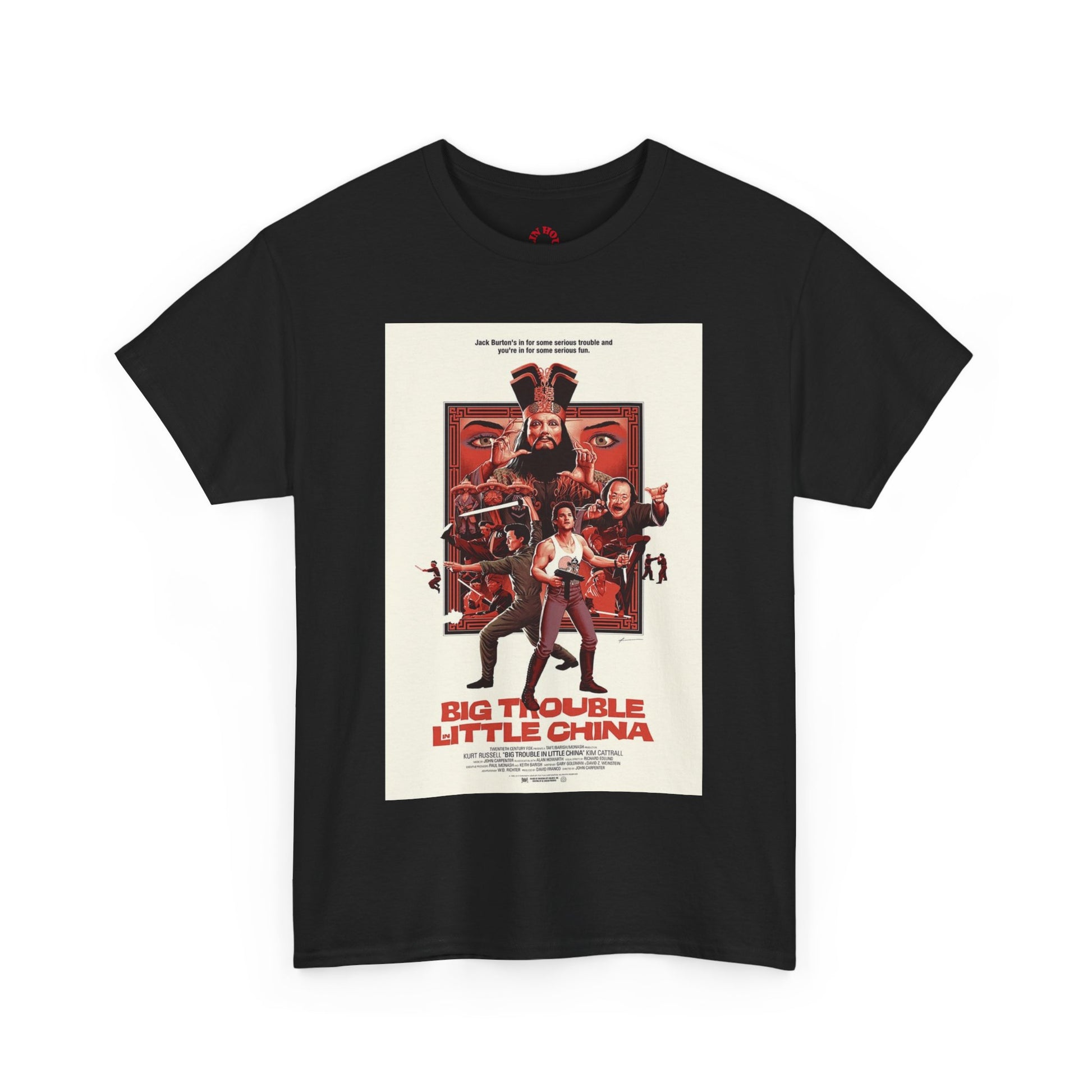 Graphic Tee - Big Trouble in Little China Town Lo Pan Feature