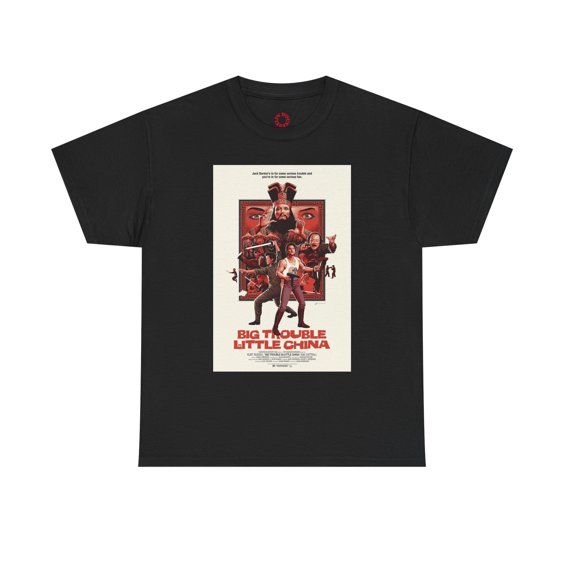 Graphic Tee - Big Trouble in Little China Town Lo Pan Feature
