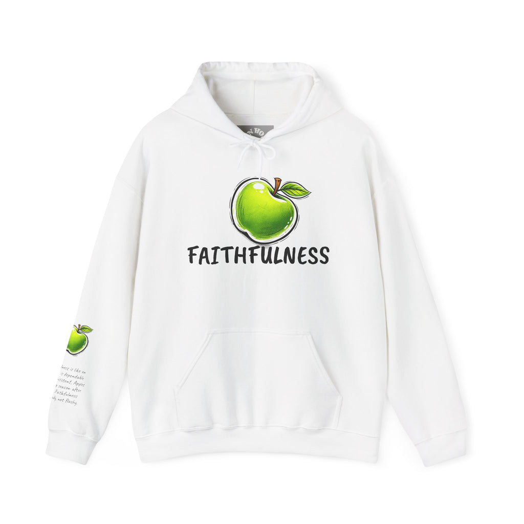 Known By My Fruit  Faithfulness/ Apple Hoodie — Inspirational Christian Faith Pullover