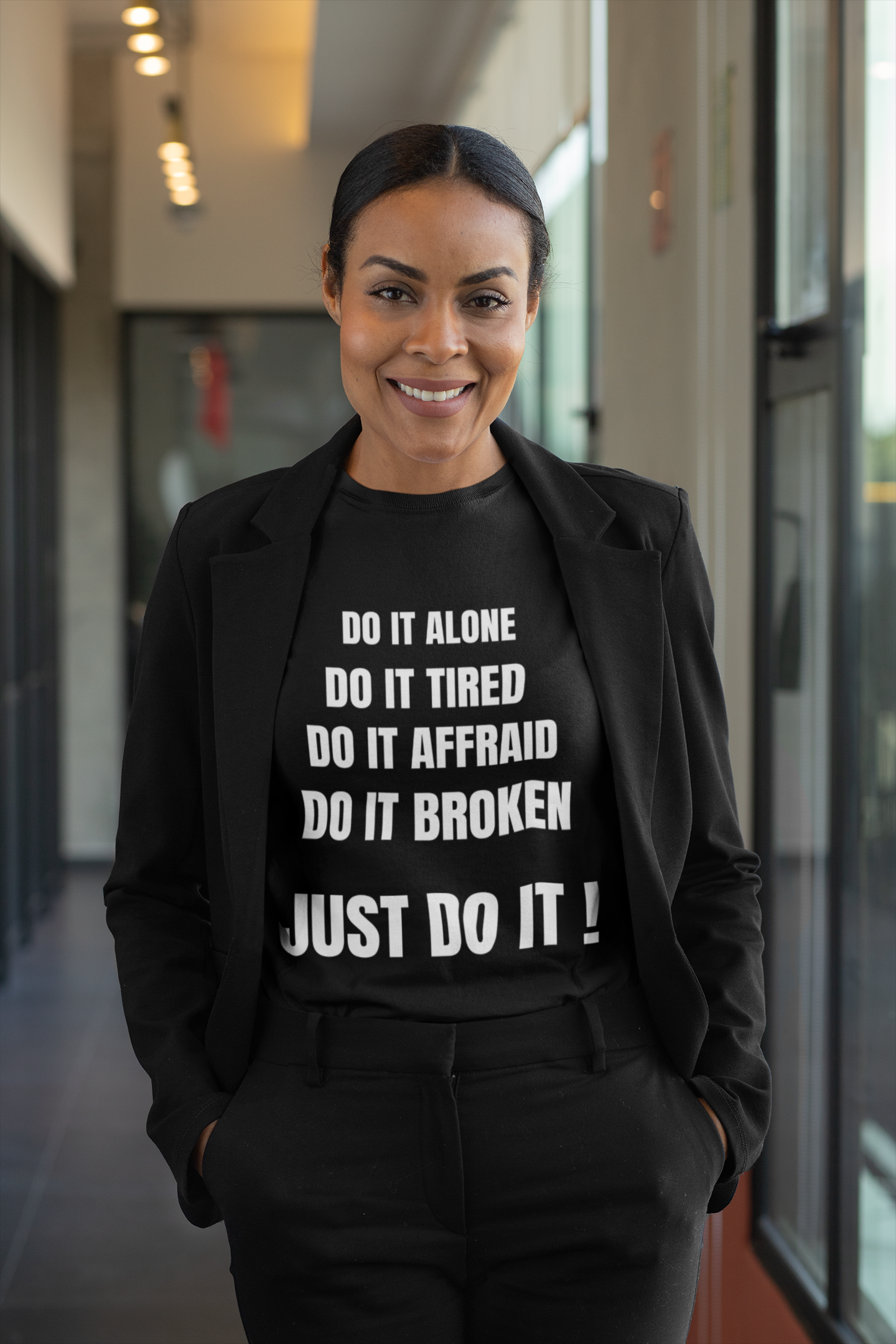 Unisex Tee - Just Do It Afraid Nike Inspired T-Shirt