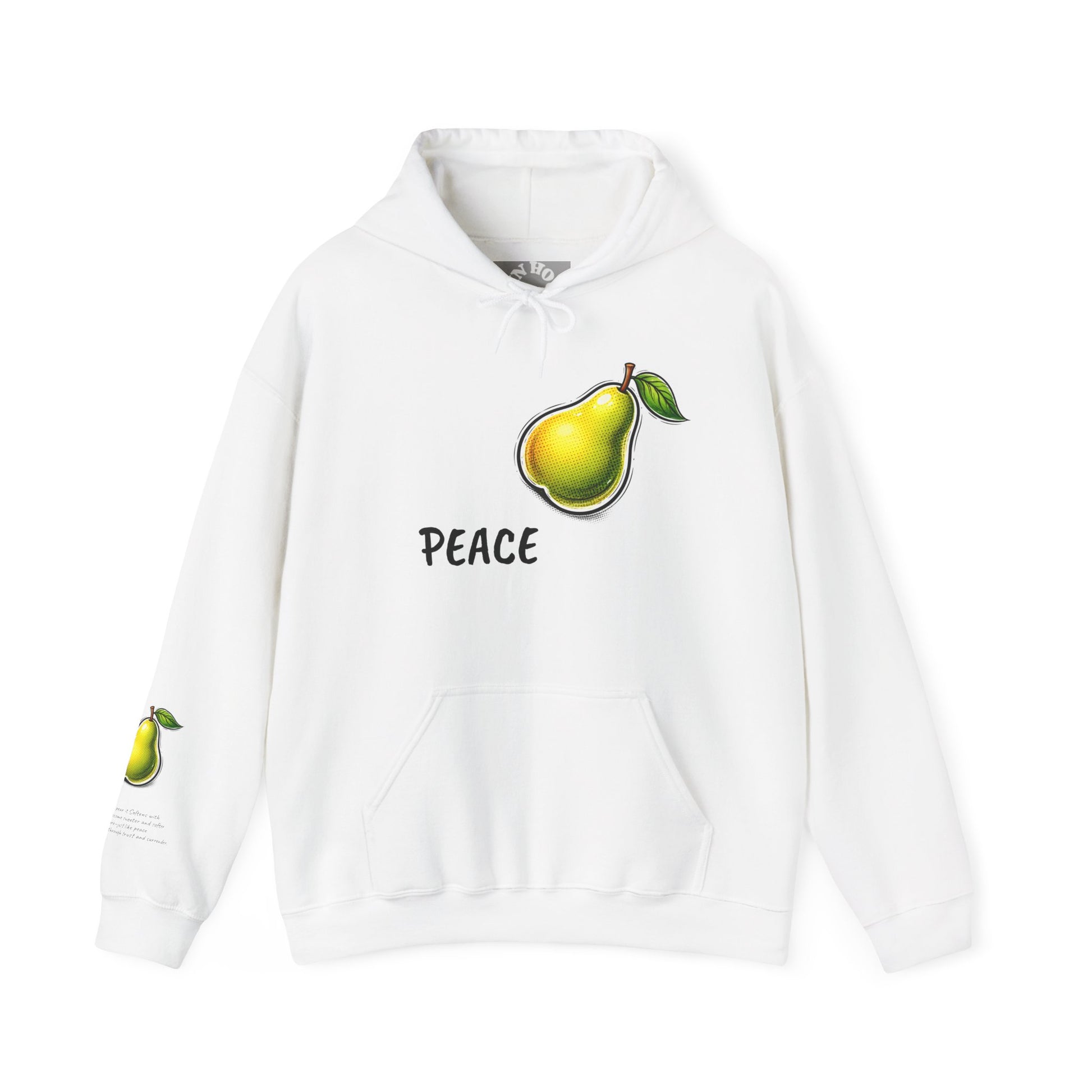 Known By My Fruit  Peace/Pear Hoodie — Inspirational Christian Faith Pullover