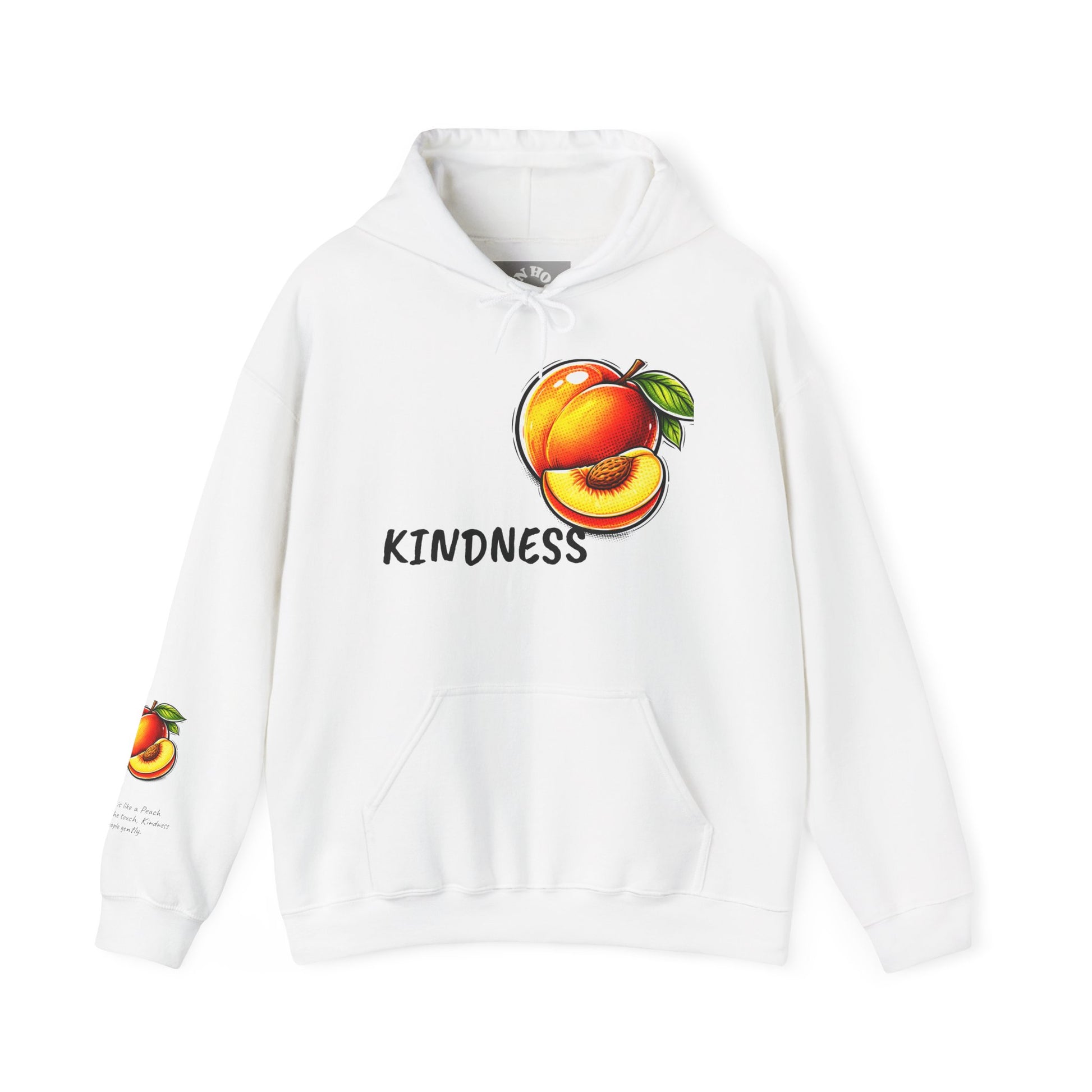 Known By My Fruit Kidness/ Peach Hoodie — Christian Faith Back-Print Pullover