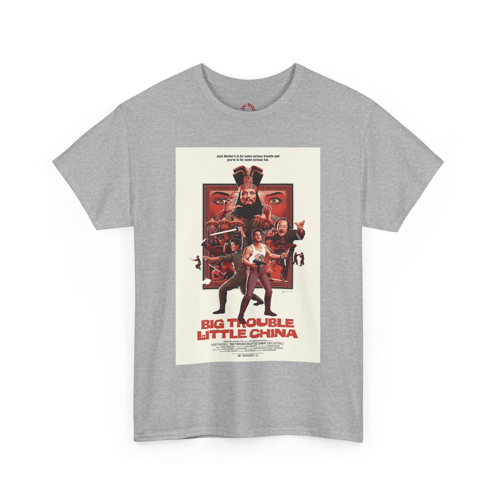 Graphic Tee - Big Trouble in Little China Town Lo Pan Feature