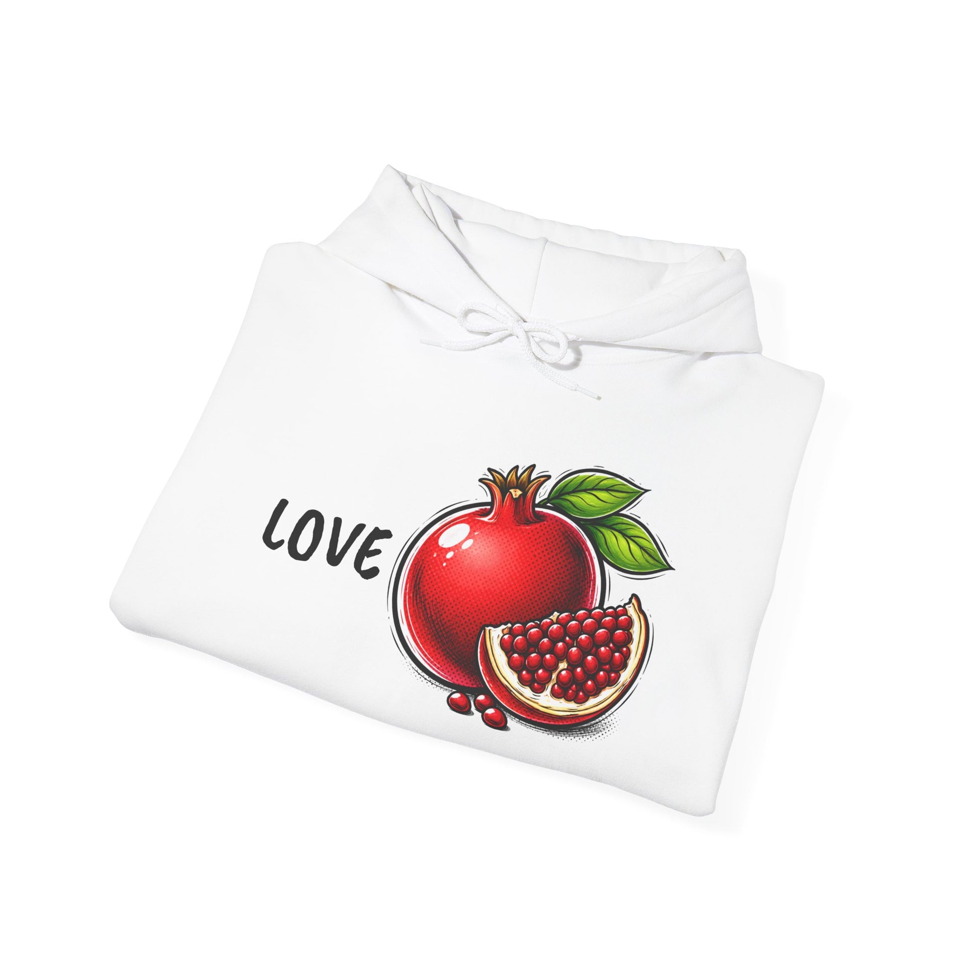 Known By My Fruit  Love/ Pomegrant Hoodie — Inspirational Christian Faith Pullover