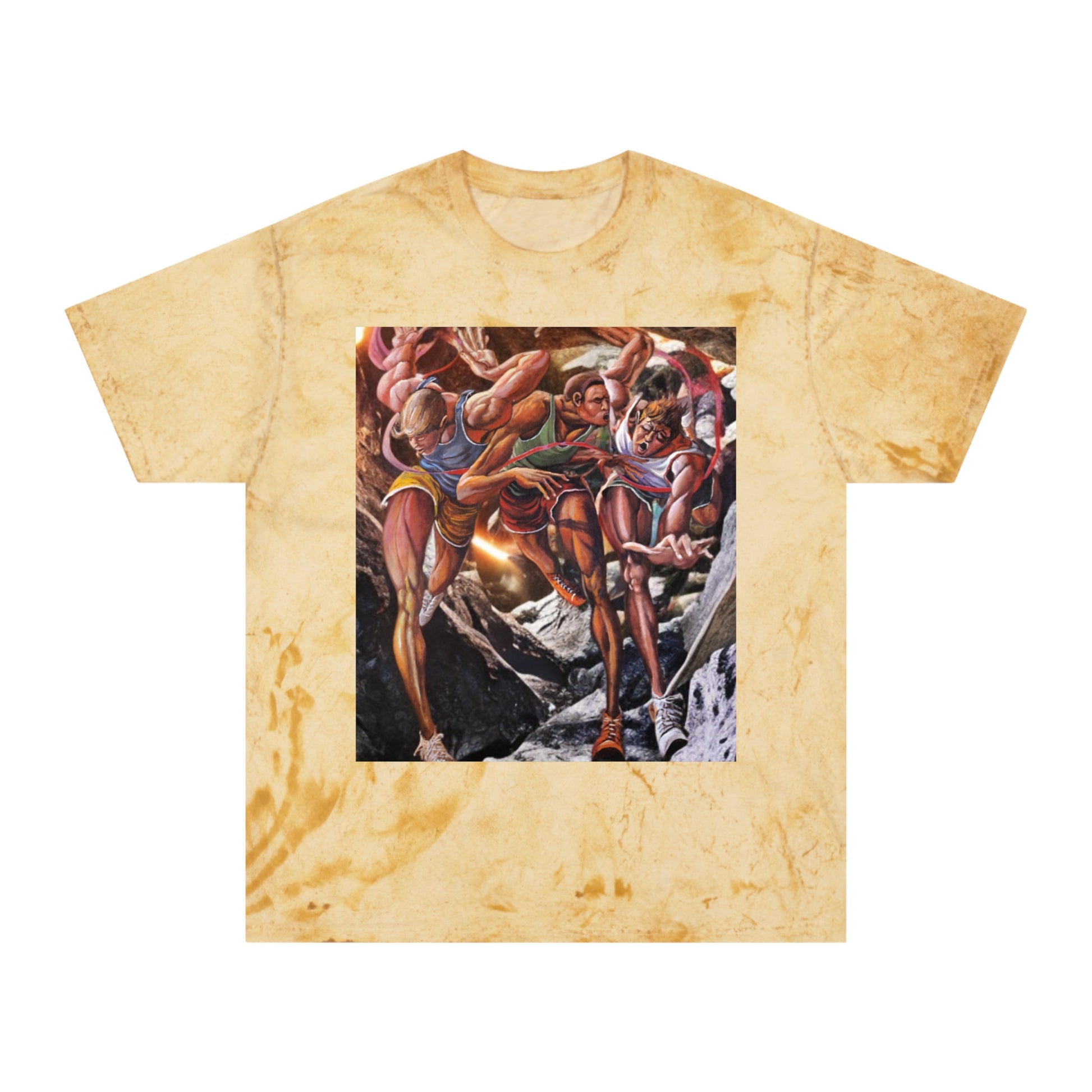 Color Blast T-Shirt - Don’t Look Back - Ernie Barnes Olympic Track